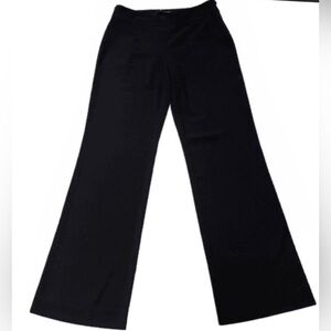 Victoria's Secret wide leg flat front side zipper mid rise
black pants. Size 0.